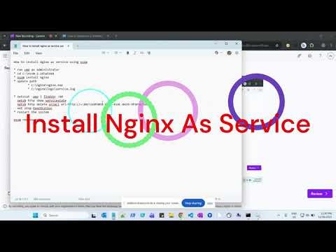 Install Nginx as a Service Using nssm