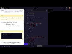 Learn Java - 6.3 Java Loops PrimeDirective Exercise | Codecademy Walkthrough