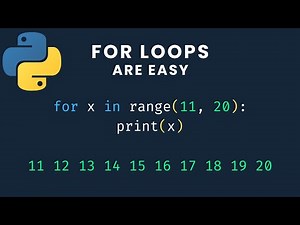 For Loop in Python are so easy 🔁