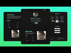 Build a Responsive Portfolio Website using HTML & CSS & JavaScript
