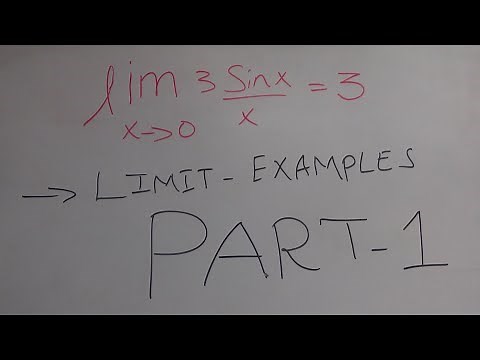 Applied mathematics 1,Limit and continuity examples