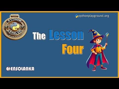 Python LevelUp Study Pack — Lesson 04: Code Example Demo | PythonPlayground.org | .club