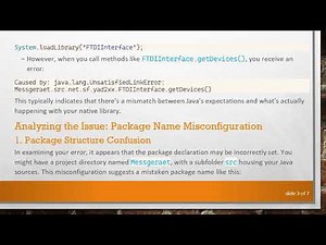 Resolving java.lang.UnsatisfiedLinkError: Steps to Fix JNI Binding Issues