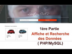 Application Web PHP/MySQL