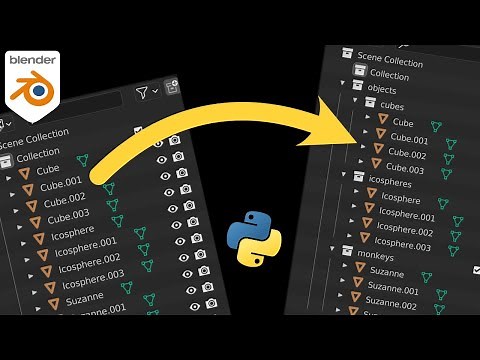 How to add objects to collections with Python in Blender