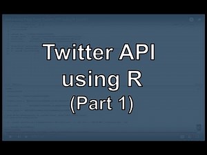 Twitter API using R (part1)
