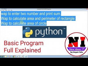 Python Basic program with solution | python program to calculate Area and perimeter of rectangle