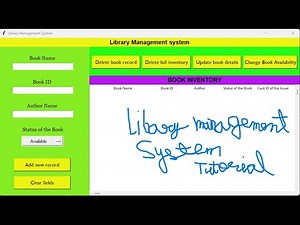 Library Management System Using Python and SQLite | Full Code Walkthrough & Source Code 📚