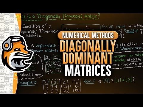 Diagonally Dominant Matrices | Numerical Methods