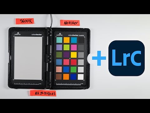 How to Create and Apply Camera Profiles in Lightroom Classic using a ColorChecker with Matt Hill