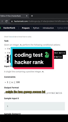 Coding Test HackerRank dengan Python: Langkah Demi Langkah