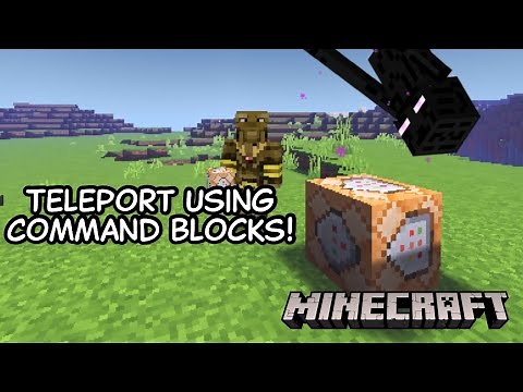How to Teleport using Command Blocks in Minecraft Java Edition! Works with 1.18+