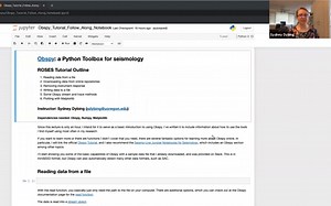 [IRIS-AGU研究生课程] Remote Online Sessions for Emerging Seismologists - Unit1 ObsPy