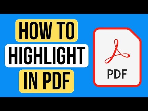 How to Highlight in PDF | How To Highlight On PDF Files