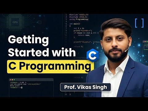 3.Getting Started with C Programming: Your First Code Adventure | By Vikas Singh Sir |‪@codingseekho‬