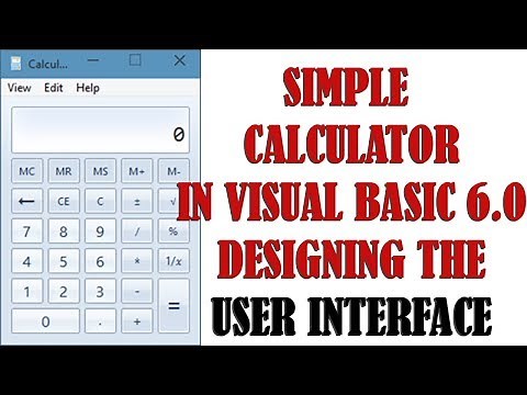 1.HOW TO CREATE A SIMPLE CALCULATOR IN MICROSOFT VISUAL BASIC 6.0
