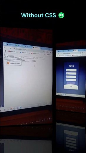 🔥 Animated Login & Sign-Up Form with Smooth Transitions #webdevelopment #loginform #signupform #css