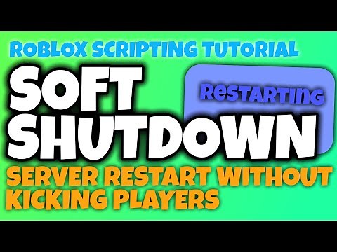Roblox SOFT SHUTDOWN (Without kicking players on server restart) | Roblox Scripting Tutorial