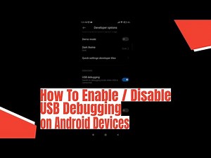 How To Enable / Disable USB Debugging on Android Devices