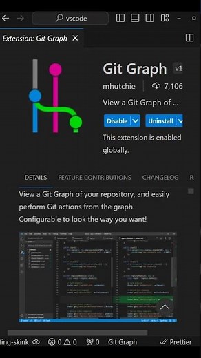 Visualize your git repo in #vscode 👀