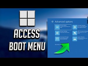 How to ACCESS BOOT MENU Windows 11 💻