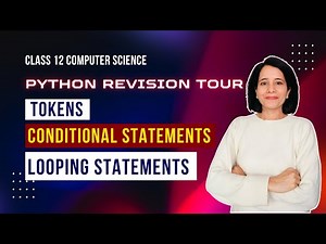 PYTHON REVISION TOUR | Class 12 Computer Science | ENGLISH