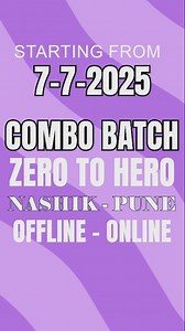7385967573 Contact Us 🌟 *Kickstart Your Tech Career with Coding Seekho!* 🌟 🚀 *New Batch Starting from 07 July 2025!* 🕔 *Timings:* 5:15 to 6:15 PM 📍 *Modes:* Online (via our app) & Offline (Nashik, College Road, 2nd Floor Luthra Chembur). 💻 *What You'll Learn in 6 Months:* ✨ *6 Month Java Full stack:* 🎓 *Key Features:* ✔️ *Live Classes Recordings* on the *"Coding Seekho" App* 📲 ✔️ *ISO-Certified Completion Certificate* 🏅 ✔️ *6-Month Internship* at *Hummingbyte Technologies Pvt. Ltd.* dur