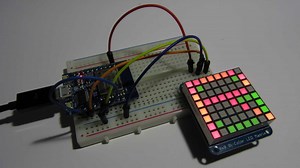 Adafruit Bicolor LED Matrix with I2C Backpack を試してみました