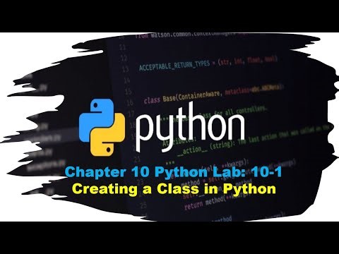 Principles of Programming Chapter 10 Python Lab 10-1: Creating a Class in Python