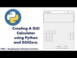 HOW TO Create A Simple GUI Calculator! | PART 1 - DESIGNING THE INTERFACE