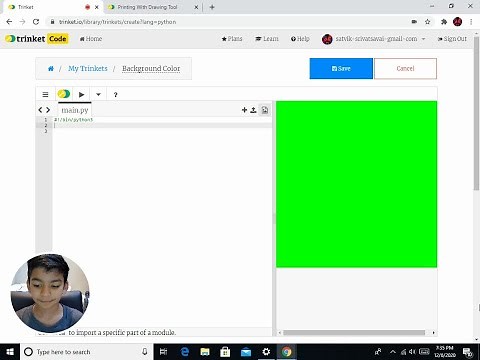 How to change the background color in python