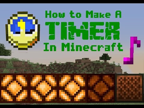 How to MAKE A TIMER in Minecraft - Minecraft tutorial