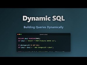 Dynamic SQL Tutorial for Beginners: Build Flexible Queries & Prevent SQL Injection
