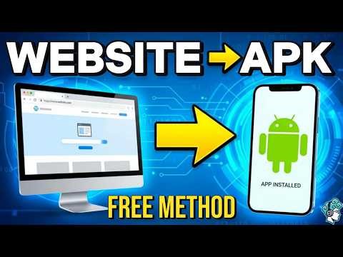 Convert Website to Android App FREE | Website to APK APP (No Coding) | The Rez Code #ai