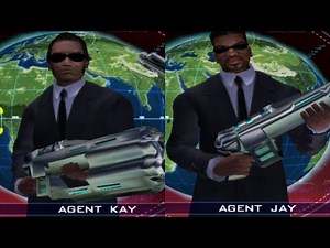 Men In Black II: Alien Escape Agent J/K Cutscenes (PS2 Edition) Game Movie 1080p HD