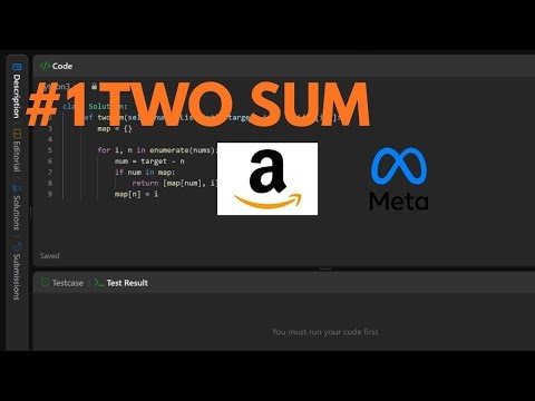 LeetCode 1 Two Sum | Easy Explanation | Python | SK Code