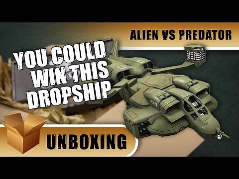 Alien Vs Predator Unboxing: UD-4L Cheyenne Dropship