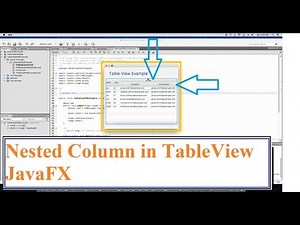 TableView with Nested Column | JavaFX