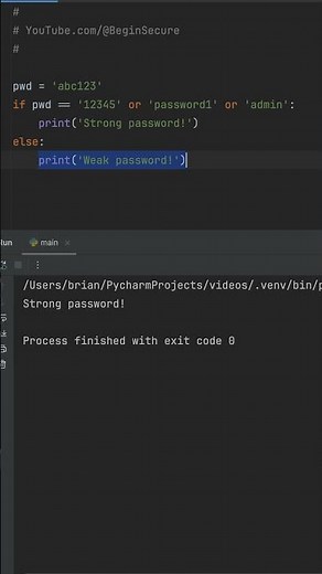 You WON'T BELIEVE What Happens When Python Checks Your Password