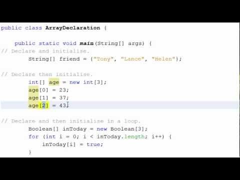 Java - Using Arrays