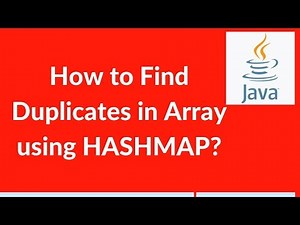 #16 : How to find duplicates in array in java using HASHMAP | java programs for selenium interview