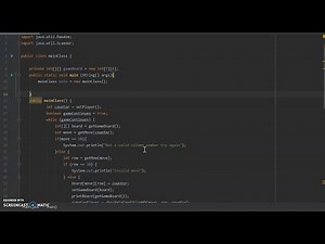 Connect 4 in Java Part 1 - Random number generation