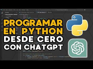 Programar en PYTHON DESDE CERO con ChatGPT │ Visual Studio Code + python │