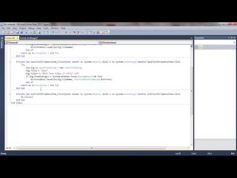 How to make a simple notepad in visual basic 2008/2010