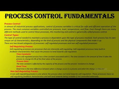 Basic Process Control Fundamentals