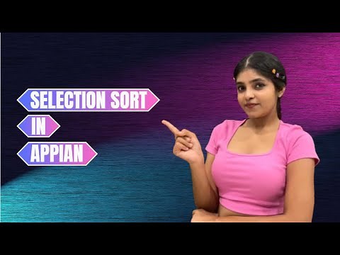 Sort Array without using Sorting Function in Appian | Selection Sort | Appian Interview Question