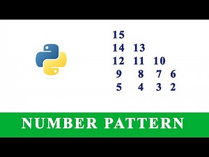 How to Print a Descending Number Pattern in Python | Right Triangle Shape Tutorial