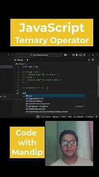 Ternary Operator in JavaScript Explained in 30 Seconds
