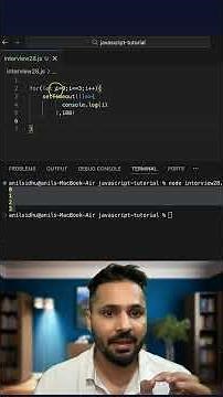 JavaScript setTimeout in Loop Mystery Explained! 😱 #javascriptinterview #reactinterview #frontend