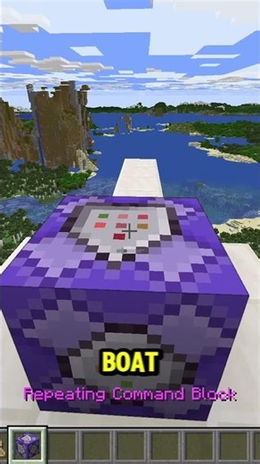 How To Create An Automatic Ice Track ｜ Cool Minecraft Commands Java Edition